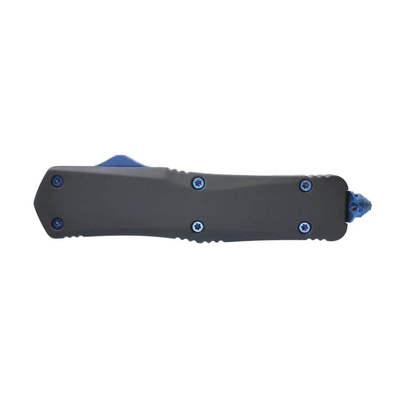 Double Edge Damascus Automatic OTF Knife with Belt Clip Tactical - DailySale