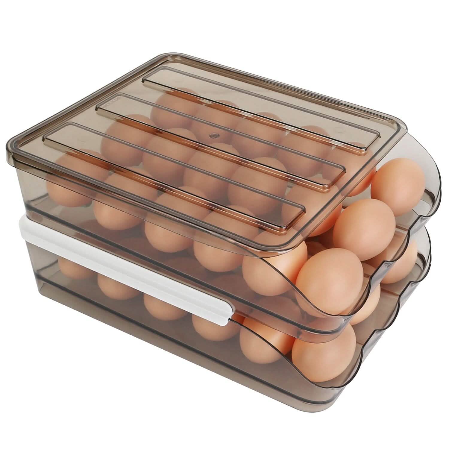 Double Layer Egg Storage for Refrigerator Kitchen Storage - DailySale