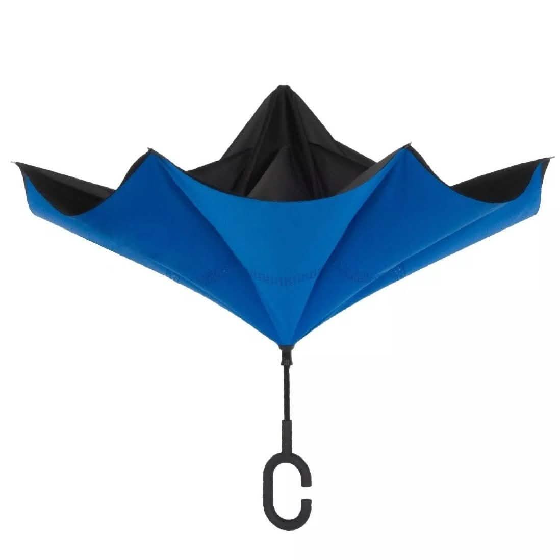 Double-Layer Windproof Reverse-Folding Smart Umbrella with UV Protection Sports & Outdoors - DailySale