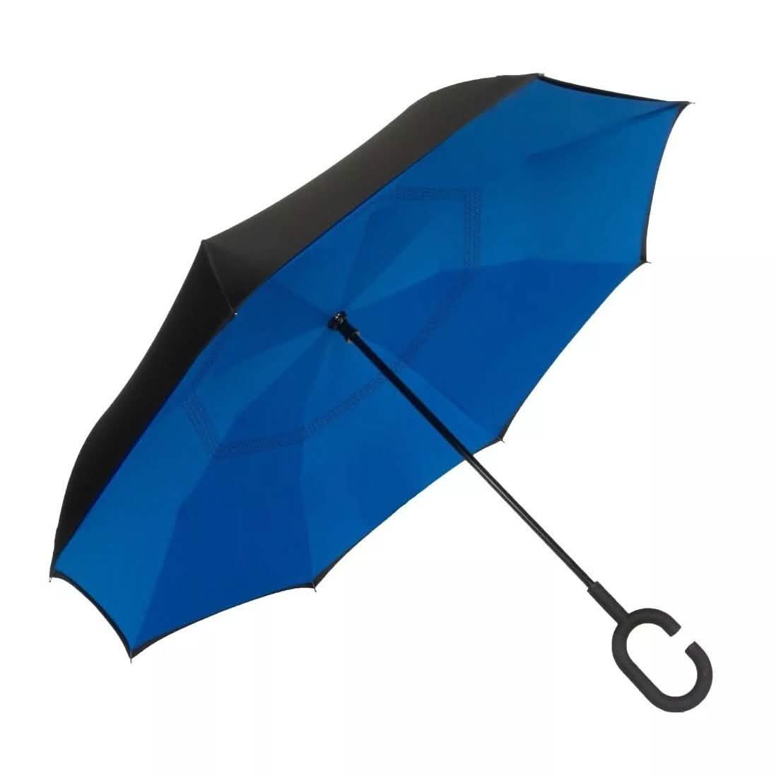 Double-Layer Windproof Reverse-Folding Smart Umbrella with UV Protection Sports & Outdoors - DailySale