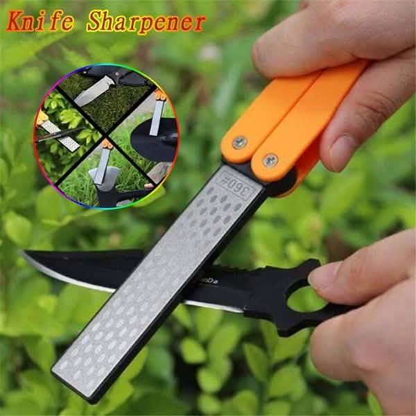 Double Sided Folded Pocket Sharpener Diamond Knife Sharpening Outdoor Sports & Outdoors - DailySale