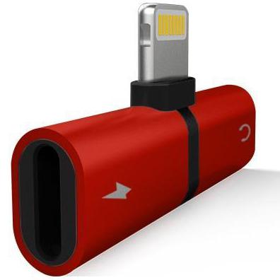 Double-Threat Adapter Mobile Accessories Red - DailySale