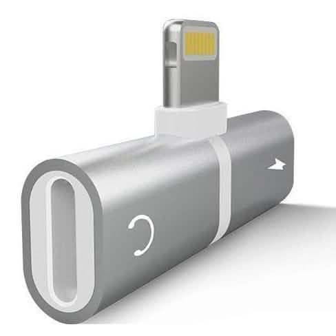 Double-Threat Adapter Mobile Accessories Silver - DailySale