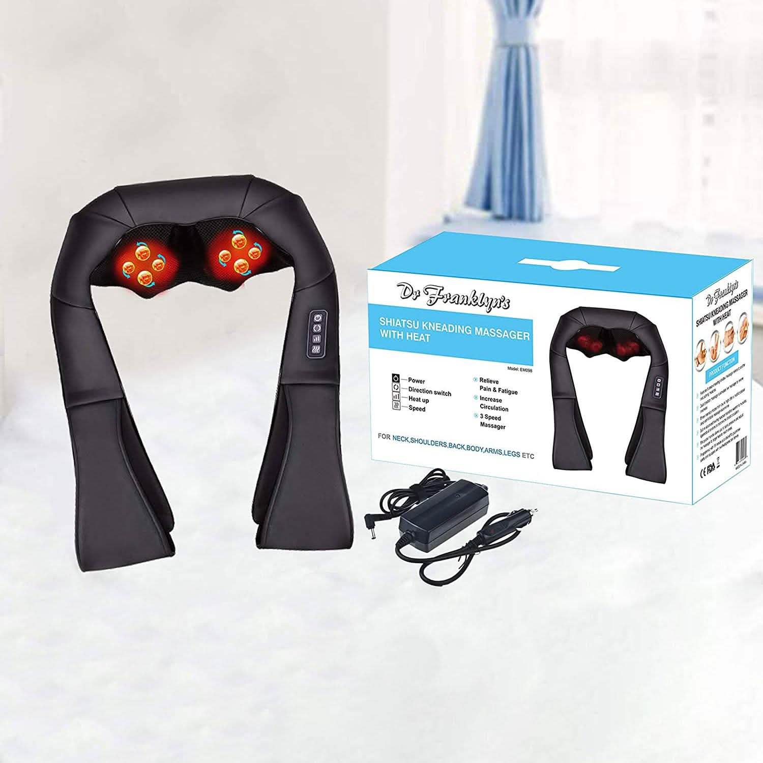 Dr. Franklyn's Shiatsu Neck and Back Shoulder Massager Wellness & Fitness - DailySale
