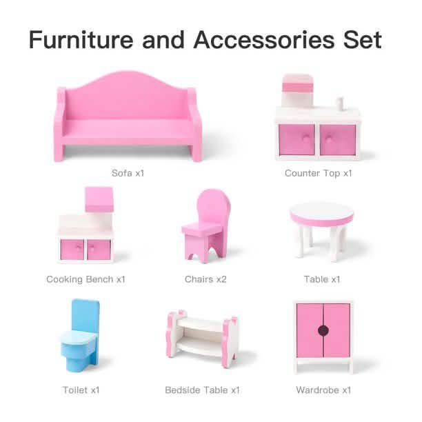 Dreamy Classic Dollhouse Toys & Games - DailySale