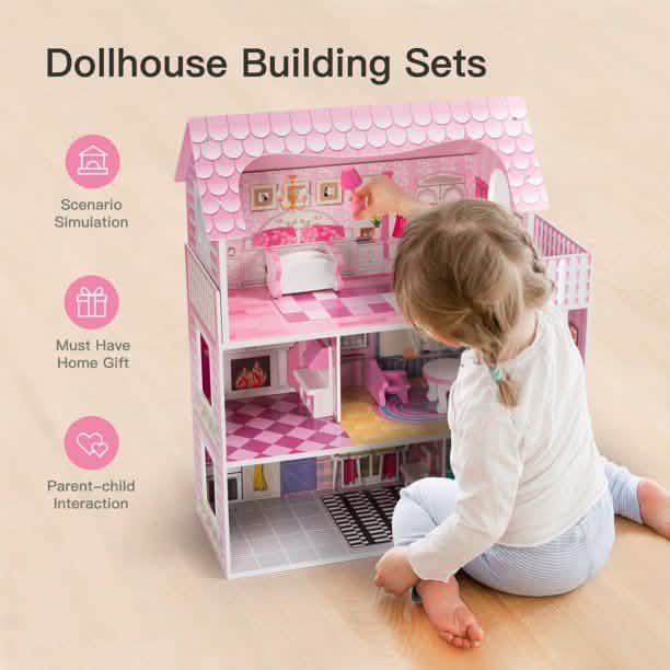 Dreamy Classic Dollhouse Toys & Games - DailySale