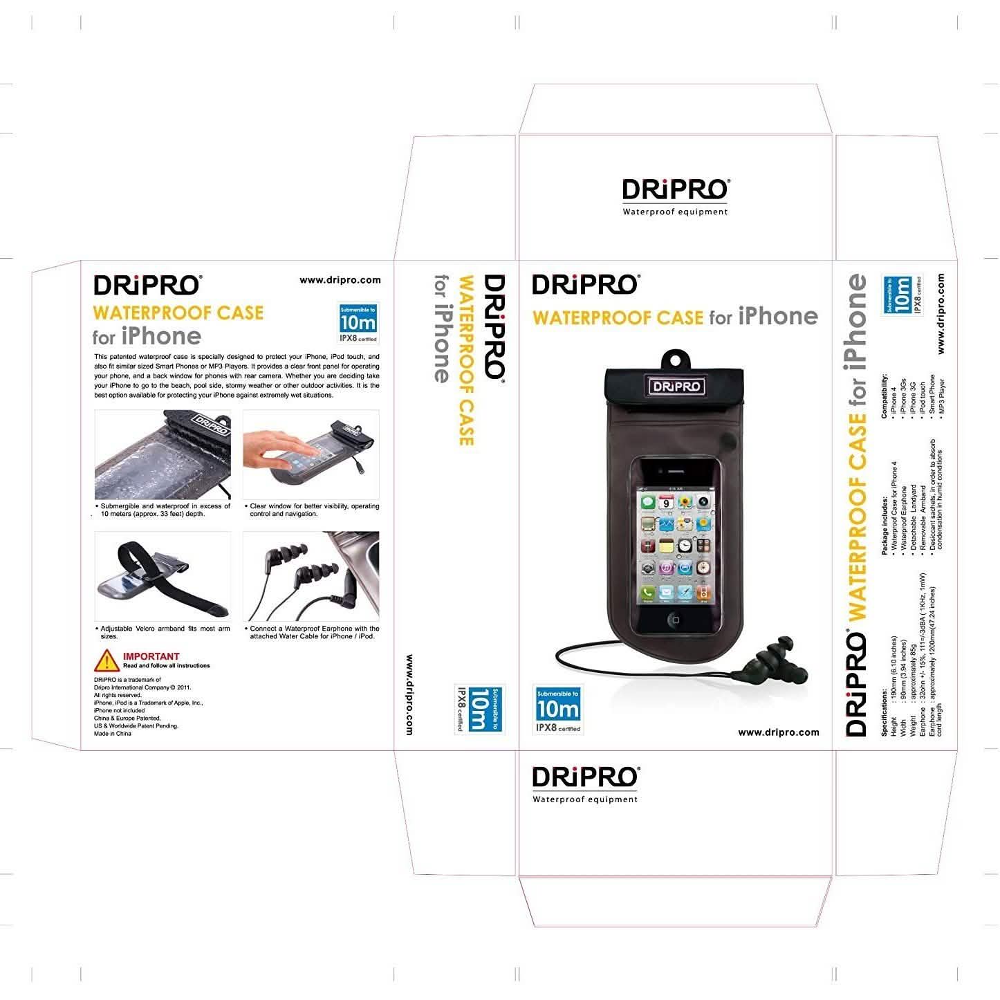 DriPro Waterproof Case for all Smartphones Sports & Outdoors - DailySale