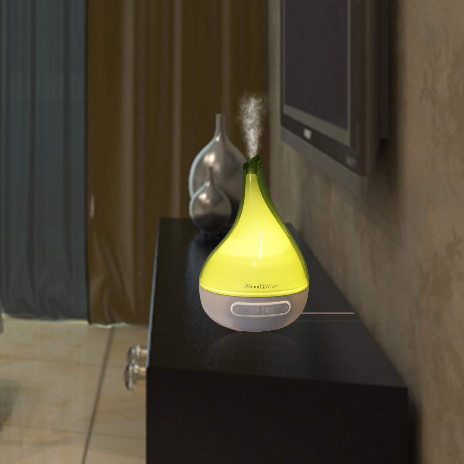 Drop-Shaped Cool Mist Humidifier Wellness - DailySale