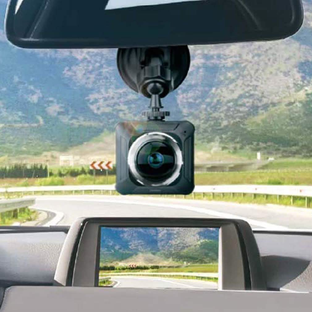 Dual Camera Lens Virtual 720° Automotive Dashcam Video Recorder Auto Accessories - DailySale