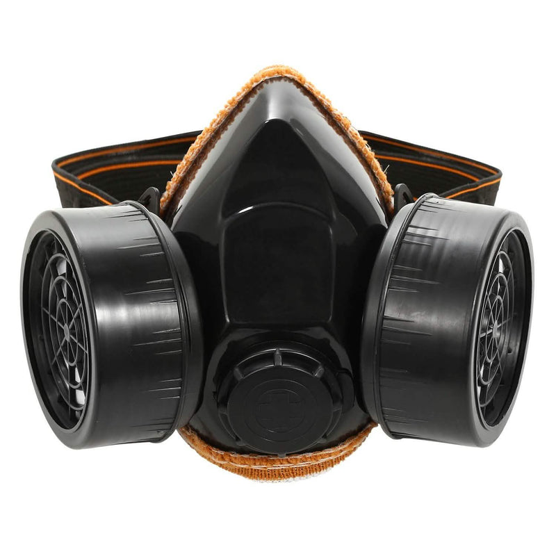 Dual Filter Cartridge Respirator Mask with Goggles Face Masks & PPE - DailySale