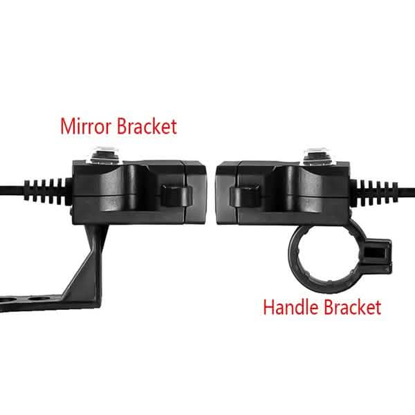 Dual USB Port 9-24V Waterproof Motorbike Motorcycle Handlebar Charger Adapter Automotive - DailySale