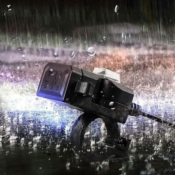 Dual USB Port 9-24V Waterproof Motorbike Motorcycle Handlebar Charger Adapter Automotive - DailySale