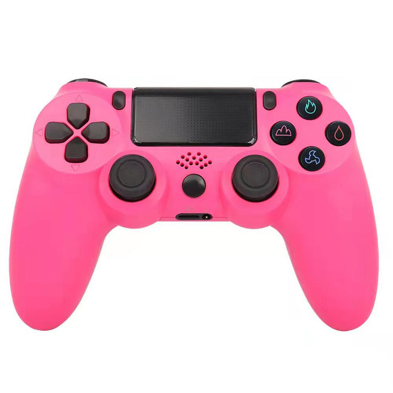 Front view of a pink DualShock 4 Wireless Controller for PlayStation 4