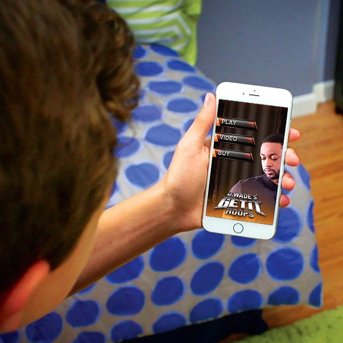 Dwayne Wade Wirelessly Connected Mini Basketball Hoop Toys & Games - DailySale