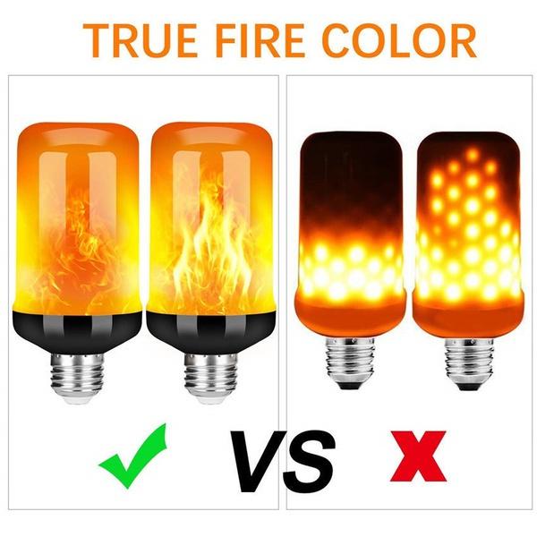 E27 LED Flame Effect Light Bulb Indoor Lighting - DailySale