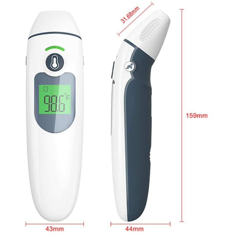 Dimensions of Ear Forehead Digital Infrared Thermometer, available at Dailysale