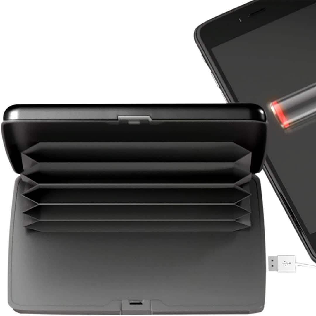 eCharge Wallet Deluxe Portable Power Bank and Credit Card Case Bags & Travel - DailySale