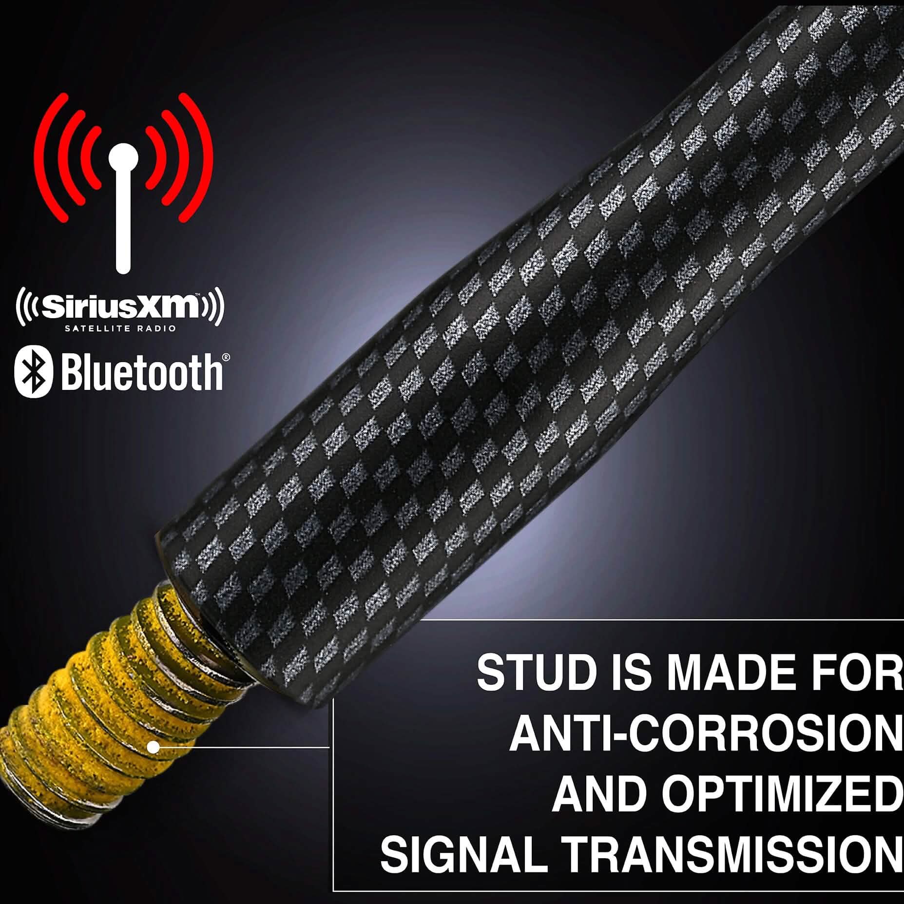 EcoAuto Antenna fits Ford F150 F250 F350 Super Duty, Bronco, Raptor & Dodge RAM Truck Short Antenna Automotive - DailySale