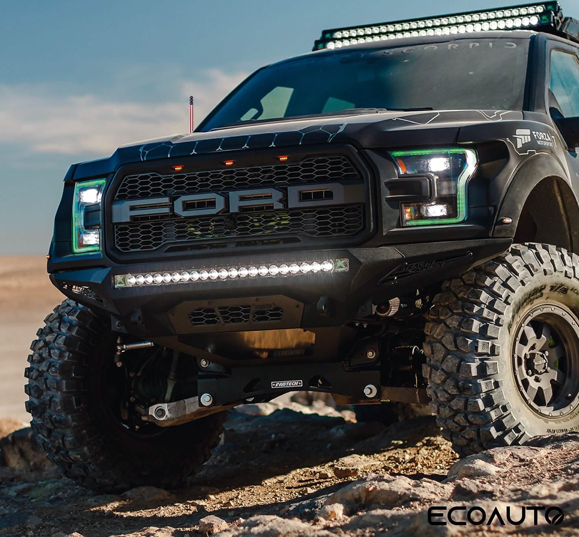 EcoAuto Antenna fits Ford F150 F250 F350 Super Duty, Bronco, Raptor & Dodge RAM Truck Short Antenna Automotive - DailySale