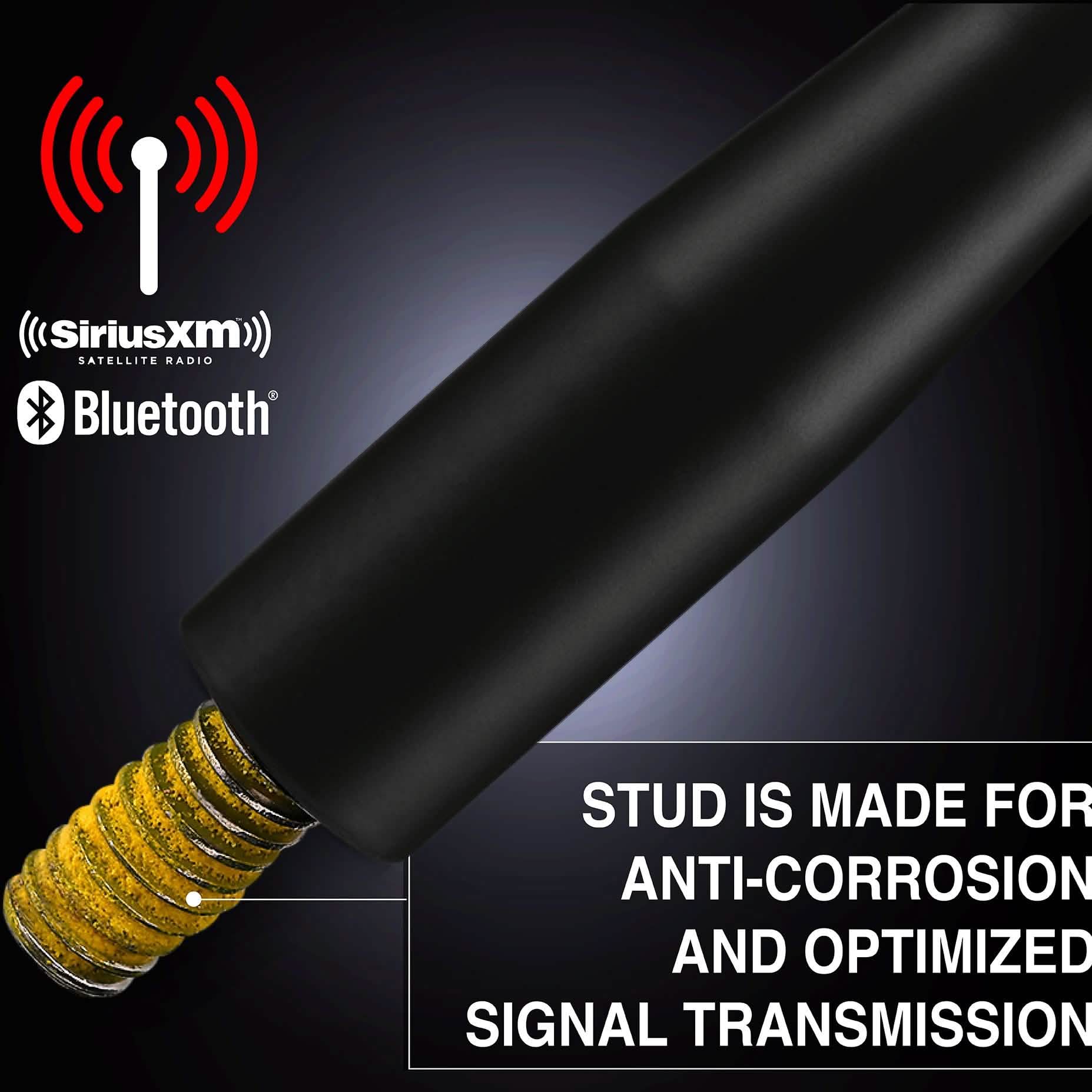 EcoAuto Antenna fits Ford F150 F250 F350 Super Duty, Bronco, Raptor & Dodge RAM Truck Short Antenna Automotive - DailySale