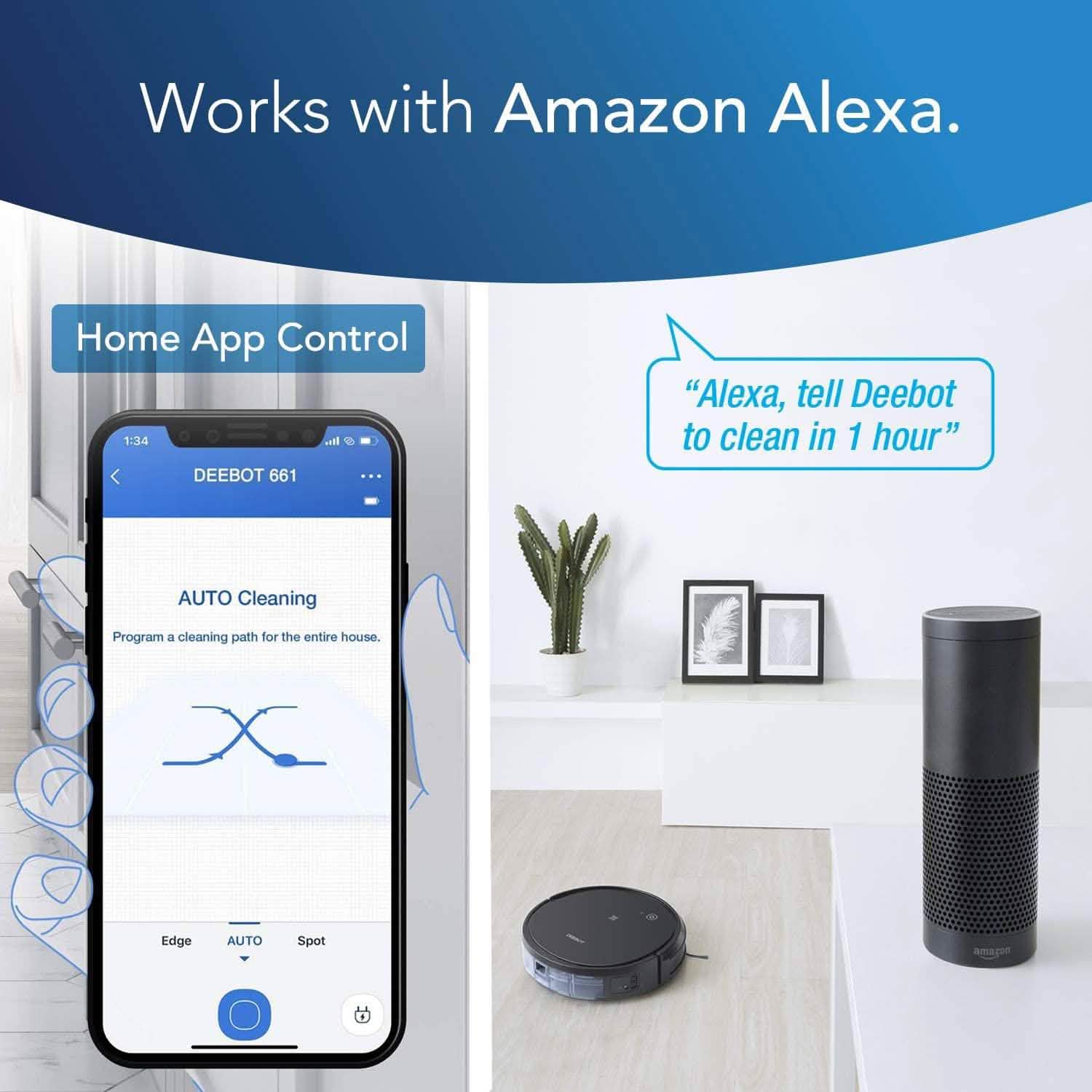 Ecovacs Deebot 661 Convertible Robot Vacuum Home Essentials - DailySale