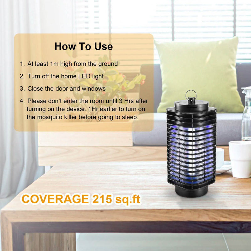 Electric Bug Zapper UV Light Flying Zapper Insect Killer Lamp Pest Control - DailySale