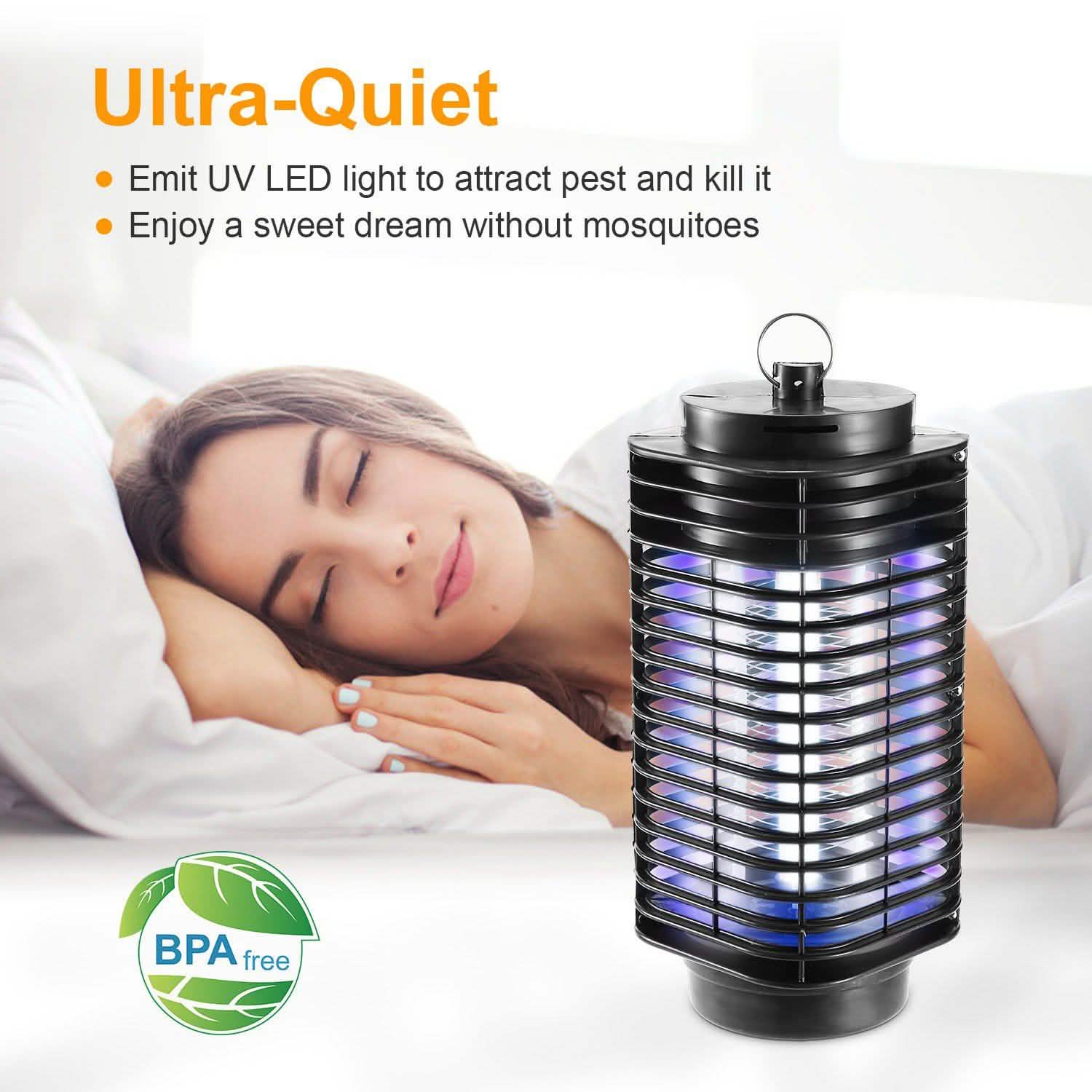 Electric Bug Zapper UV Light Flying Zapper Insect Killer Lamp Pest Control - DailySale