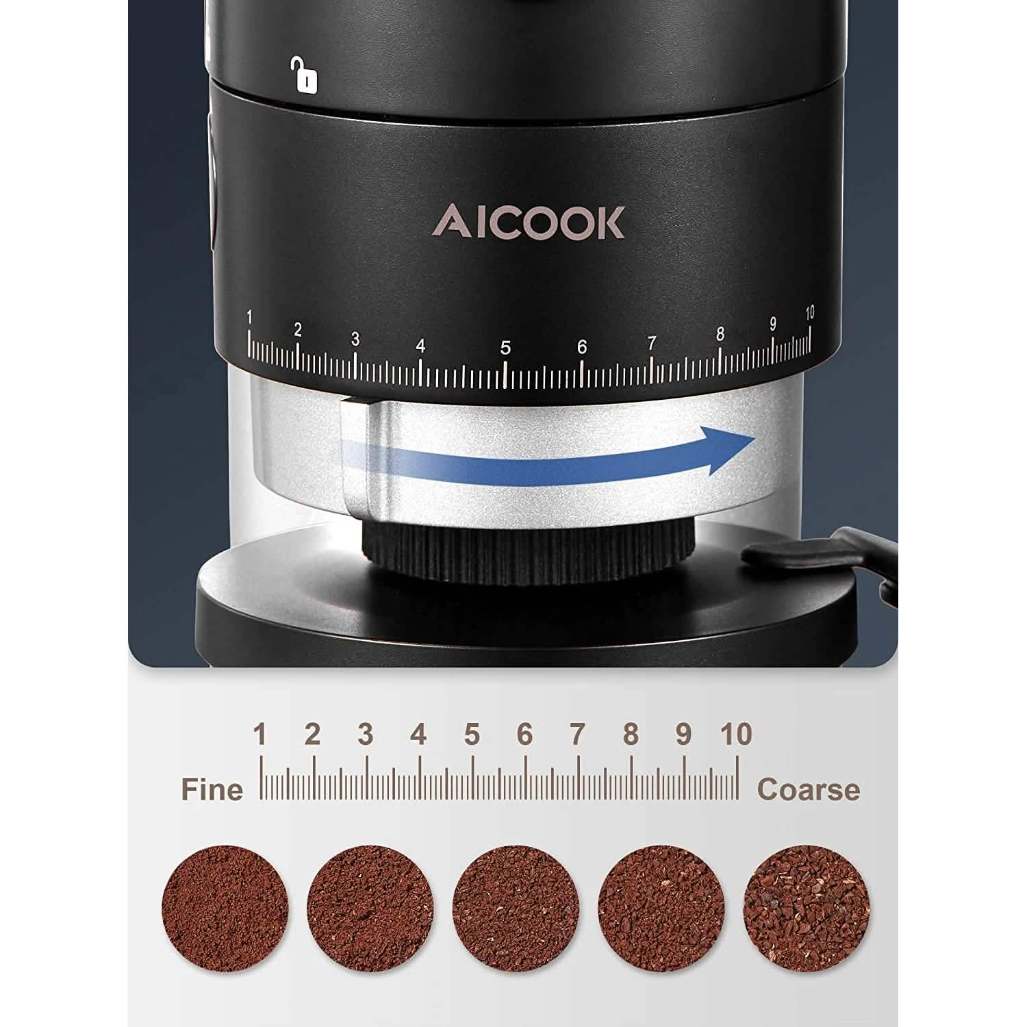 Electric Conical Burr Coffee Grinder Kitchen Appliances - DailySale