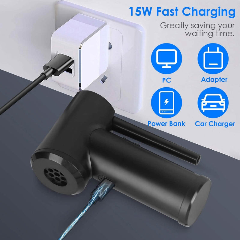 Electric Cordless Air Duster Blower for Computer Keyboard Computer Accessories - DailySale