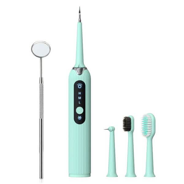 Electric Dental Scaler Vibration Tooth Calculus Remover Beauty & Personal Care Green - DailySale