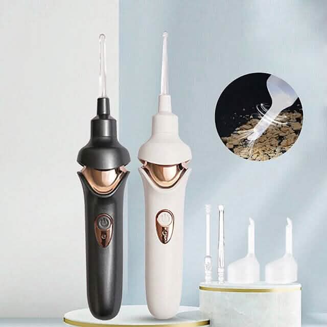 Electric Ear Cordless Safe Vibration Painless Vacuum Ear Wax Pick Cleaner Remover Spiral Beauty & Personal Care - DailySale