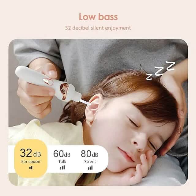 Electric Ear Cordless Safe Vibration Painless Vacuum Ear Wax Pick Cleaner Remover Spiral Beauty & Personal Care - DailySale