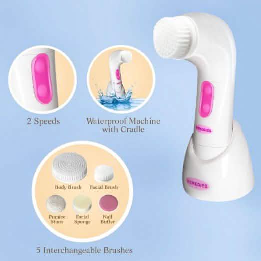 Electric Face and Body Cleansing Massager Brush Beauty & Personal Care - DailySale
