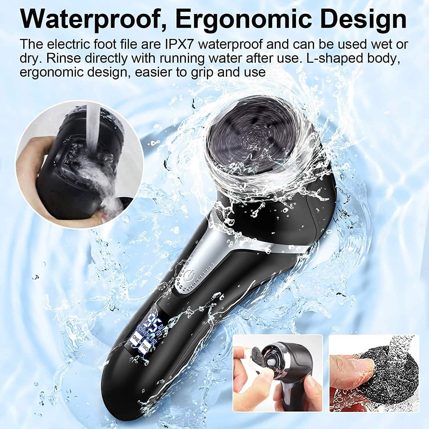 Electric Foot Callus Remover with Vacuum Cleaner Beauty & Personal Care - DailySale