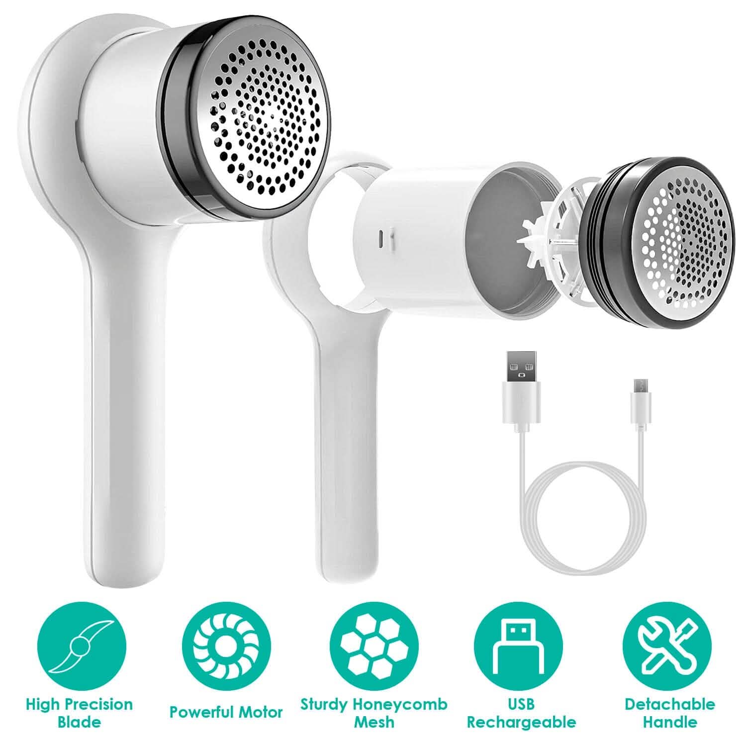 Electric Fuzz Pilling Trimmer Sweater Shaver with Detachable Handle Household Appliances - DailySale