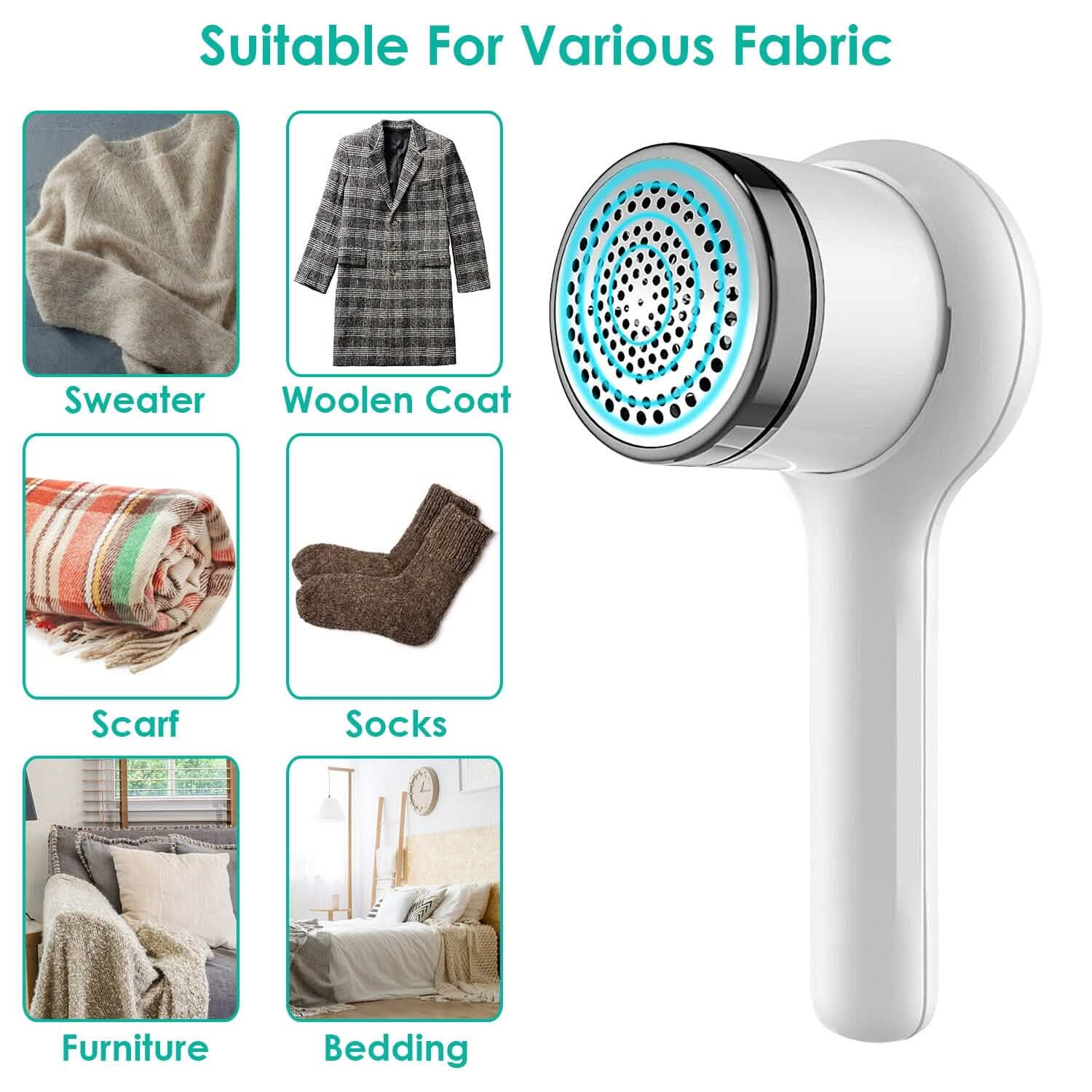 Electric Fuzz Pilling Trimmer Sweater Shaver with Detachable Handle Household Appliances - DailySale