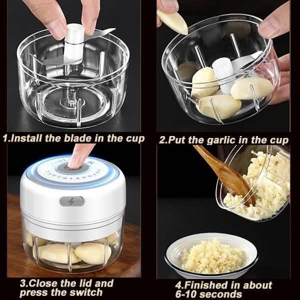 Electric Garlic Mini Crusher Kitchen & Dining - DailySale