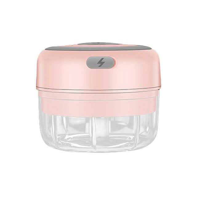 Electric Garlic Mini Crusher Kitchen & Dining Pink 100ML - DailySale