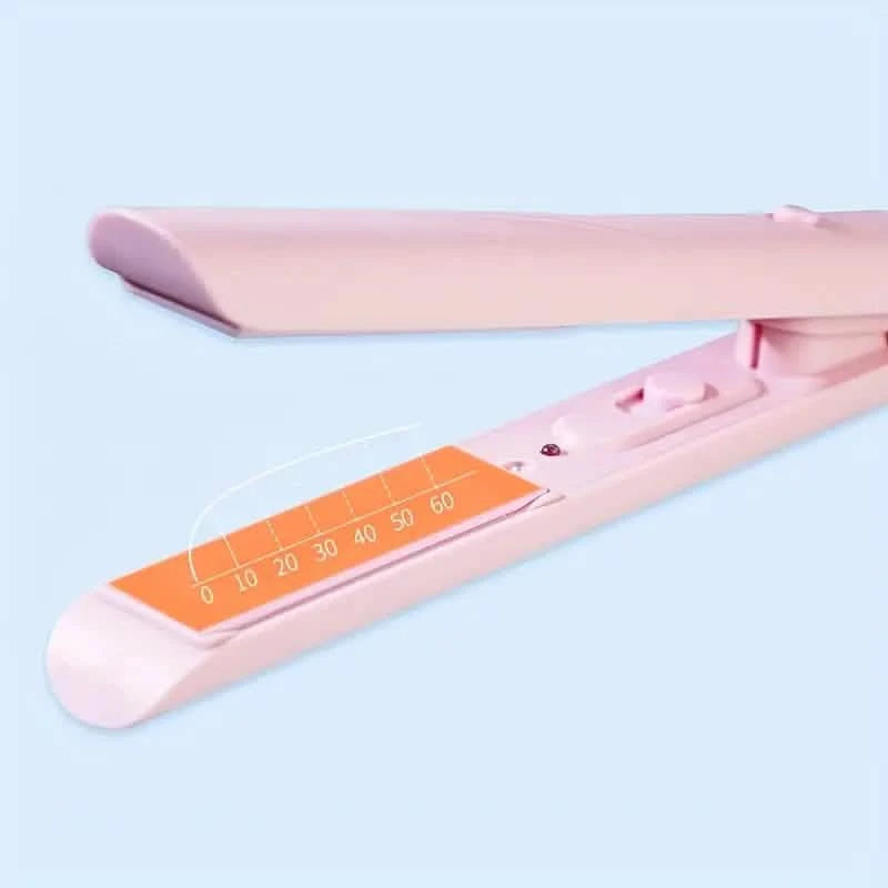 Electric Hair Straightener and Curler with Ceramic Plates Beauty & Personal Care - DailySale