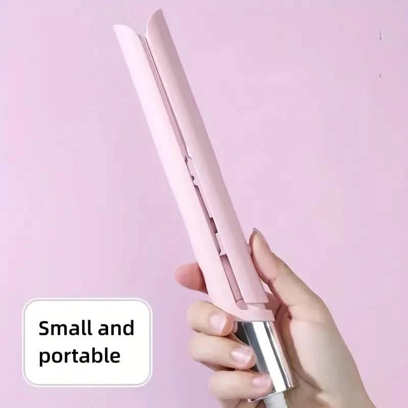 Electric Hair Straightener and Curler with Ceramic Plates Beauty & Personal Care - DailySale