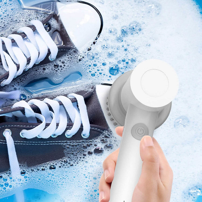 Electric Handheld Spin Scrubber Cordless Cleaning Brush with 2 Rotating Speeds Home Improvement - DailySale