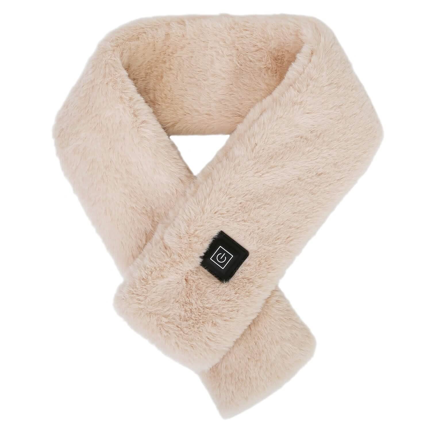 Electric Heated Scarf USB Heating Neck Shawl Soft Warm Scarves with 3 Heating Modes Women's Shoes & Accessories Camel - DailySale