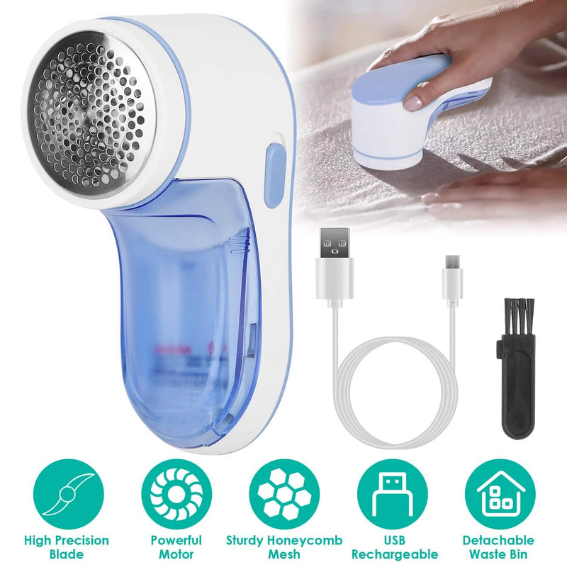 Electric Lint Shaver USB Rechargeable Fabric Clothes Lint Fluff Remover Household Appliances - DailySale