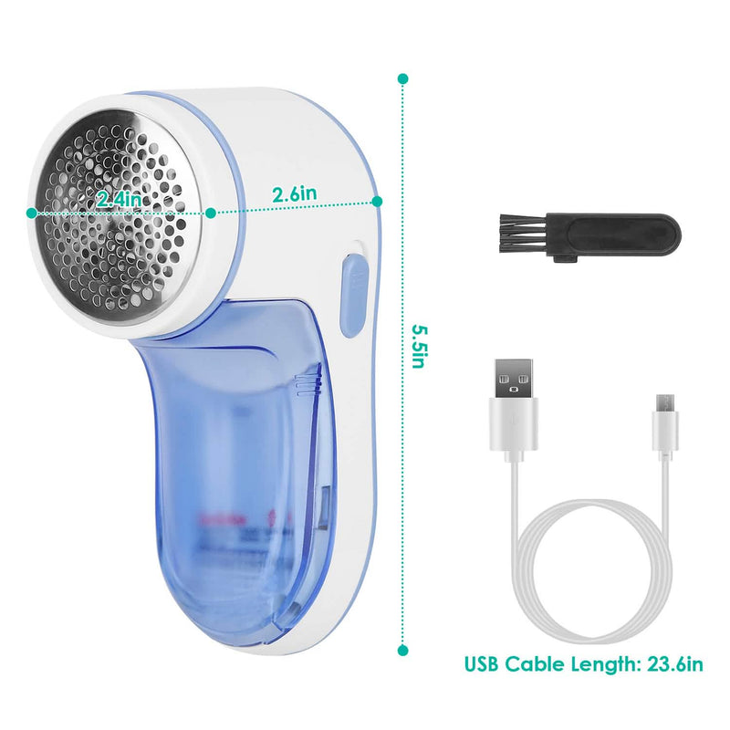 Electric Lint Shaver USB Rechargeable Fabric Clothes Lint Fluff Remover Household Appliances - DailySale