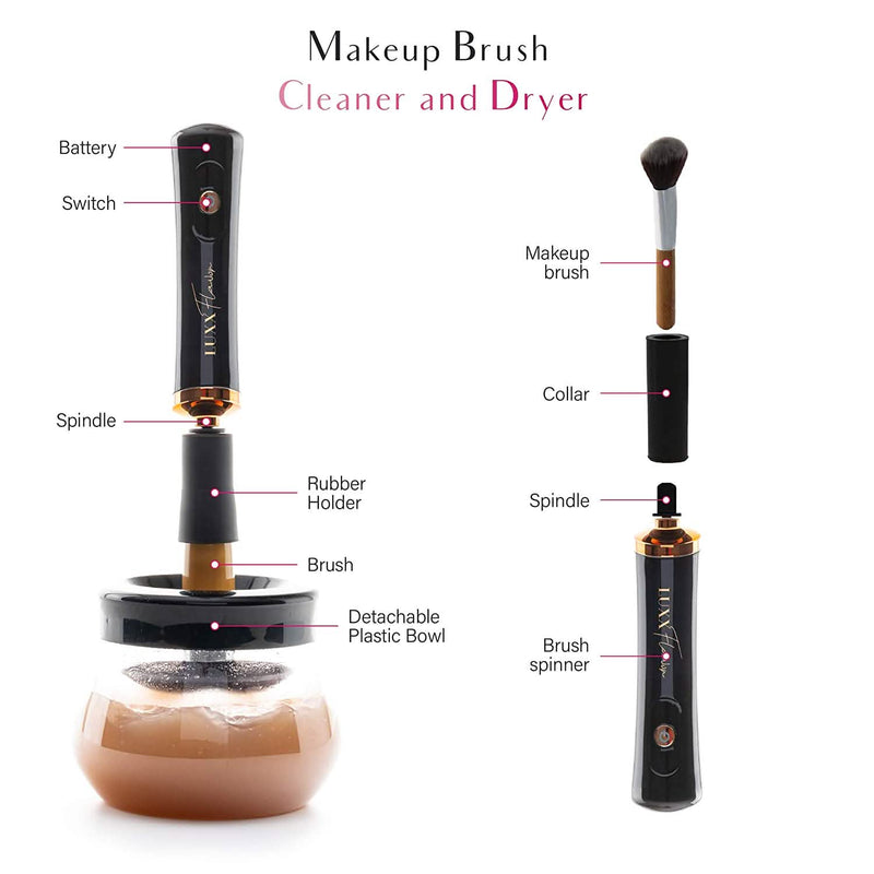 Electric Makeup Brush Cleaner and Dryer Machine Beauty & Personal Care - DailySale
