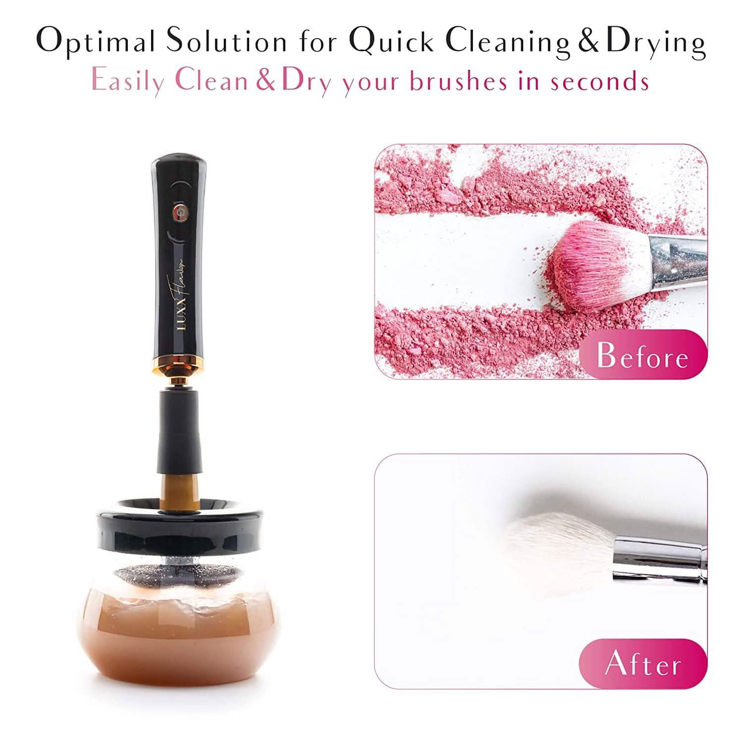 Electric Makeup Brush Cleaner and Dryer Machine Beauty & Personal Care - DailySale