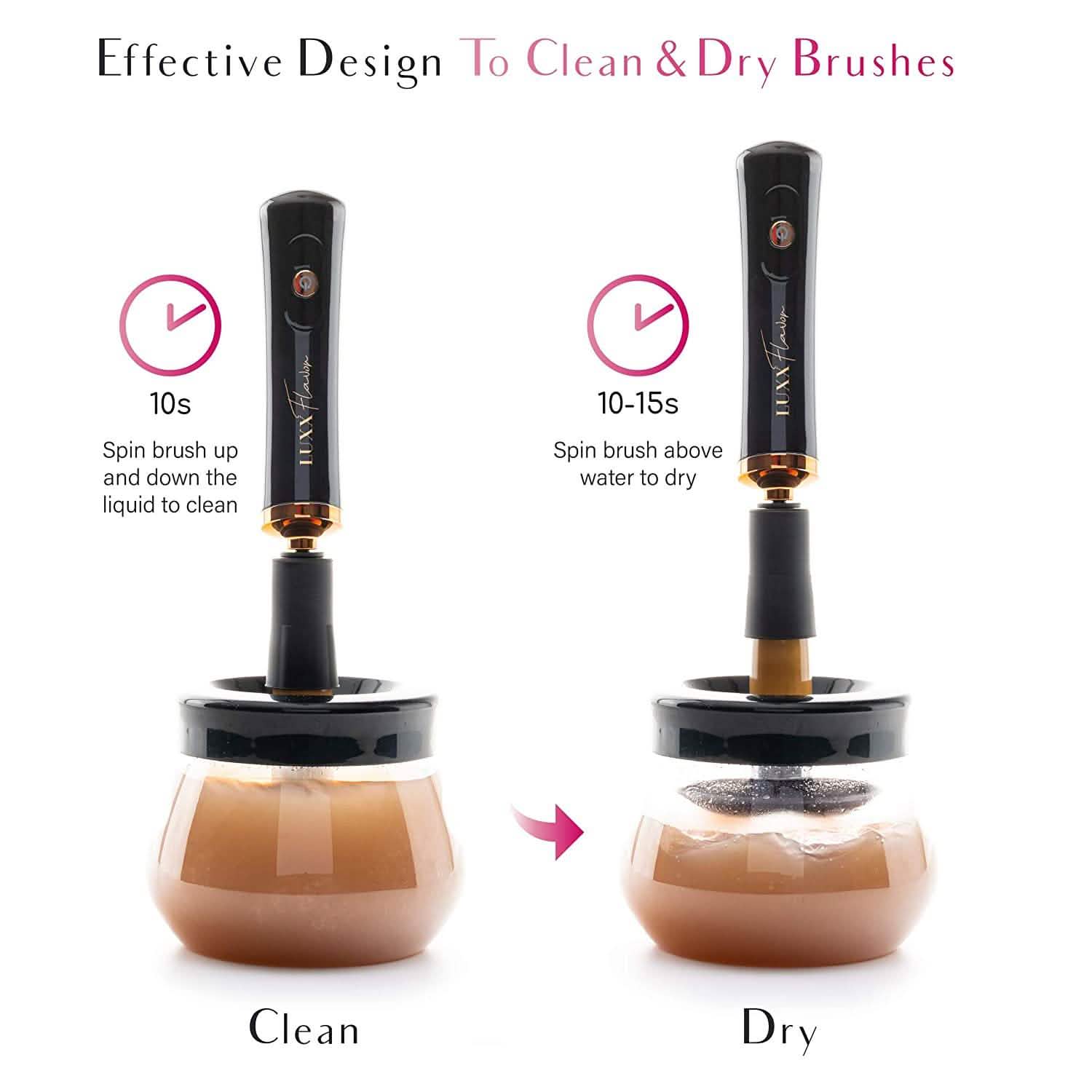Electric Makeup Brush Cleaner and Dryer Machine Beauty & Personal Care - DailySale