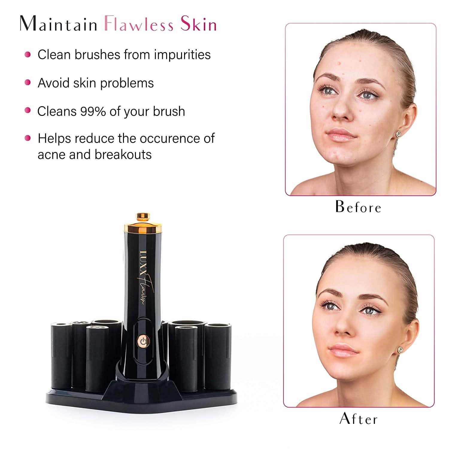 Electric Makeup Brush Cleaner and Dryer Machine Beauty & Personal Care - DailySale