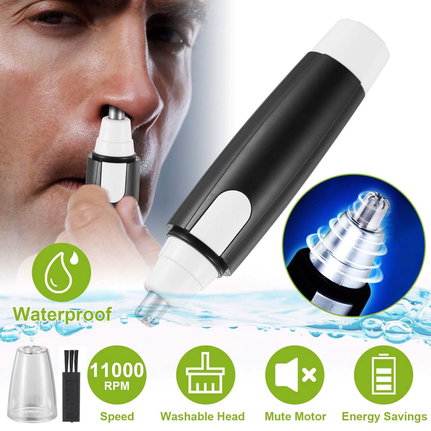 Electric Nose, Ear and Hair Trimmer Men's Grooming - DailySale