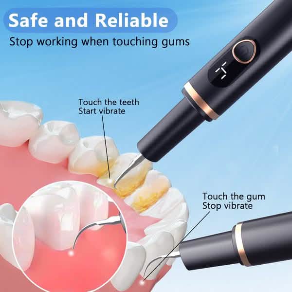 Electric Plaque Remover for Teeth, Rechargeable Teeth Cleaning Kit with 4 Modes Beauty & Personal Care - DailySale